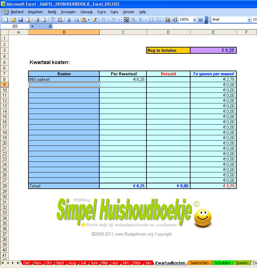 Simpel Huishoudboekje© Deluxe - Afbeelding 4
