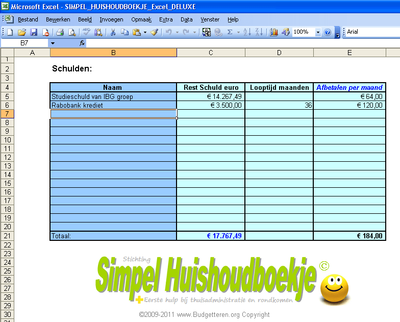 Simpel Huishoudboekje© Deluxe - Afbeelding 6