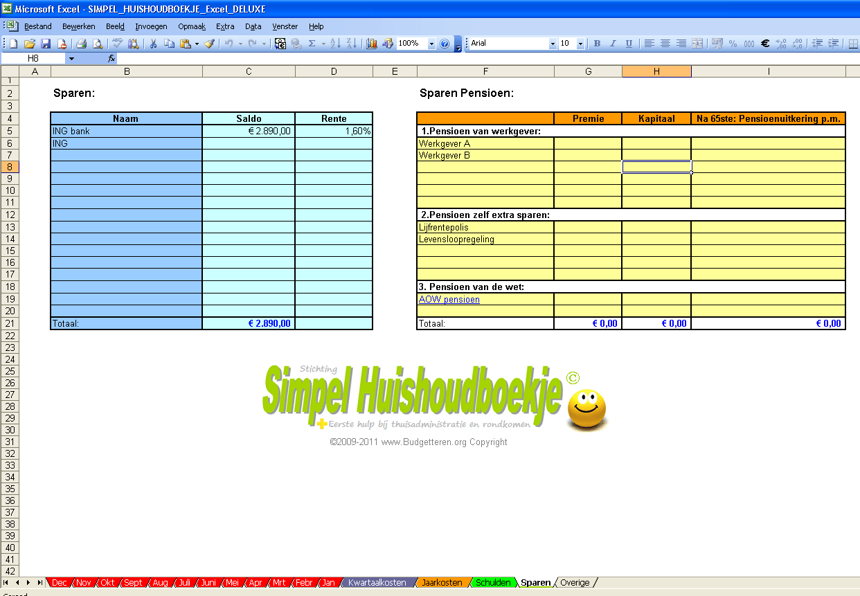 Simpel Huishoudboekje© Deluxe - Afbeelding 7