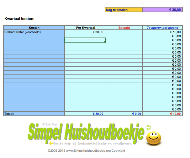 Simpel Huishoudboekje© Family + Deluxe - Afbeelding 7
